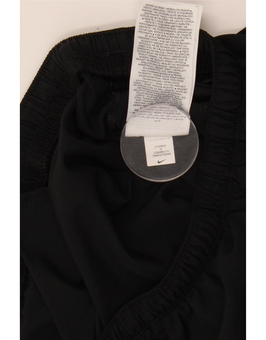 NIKE ženske sportske kratke hlače UK 12 srednji crni poliester