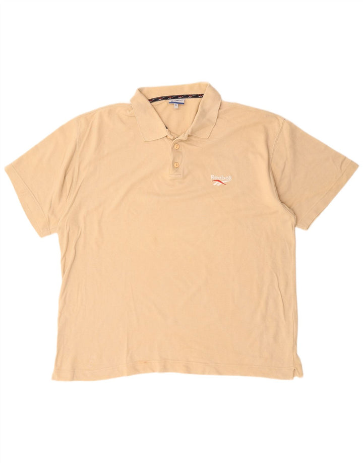 Reebok muška polo majica XL bež pamuk