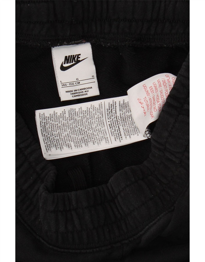 NIKE Trenirka za djevojčice Hlače za trčanje 12-13 godina velike crne pamučne