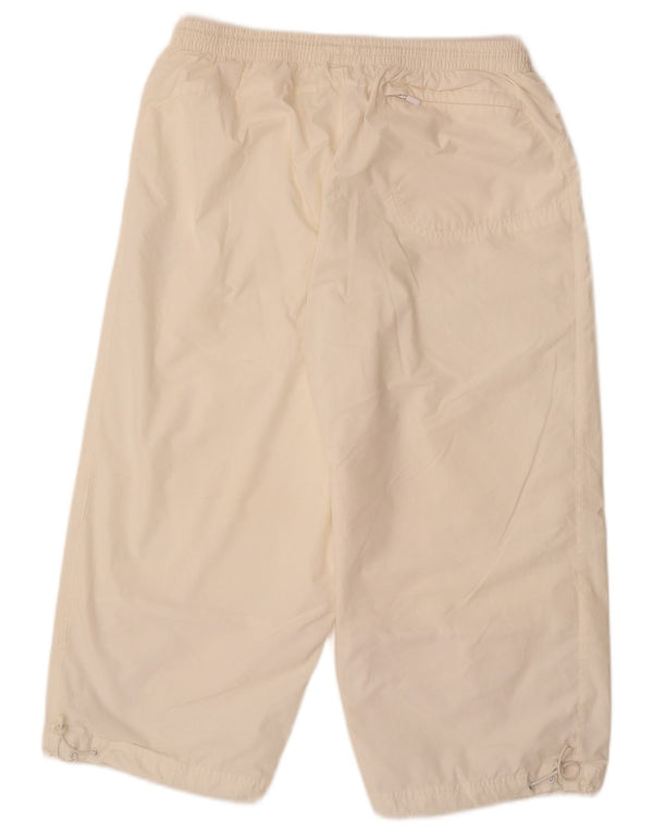 ADIDAS Mens Bermuda Sport Shorts Large  Off White Polyester