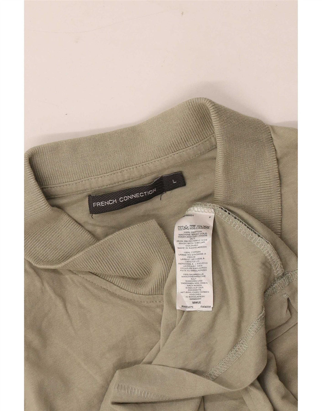 French Connection muška polo majica velika kaki pamuk