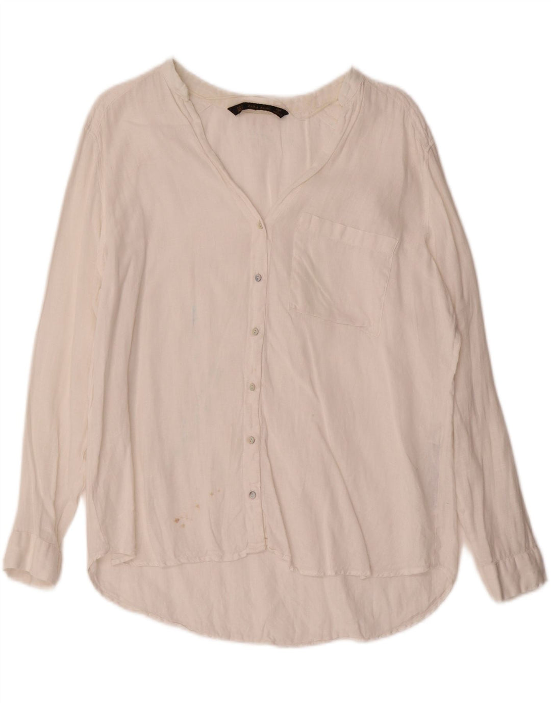Zara ženska košulja UK 16 Large White Lan