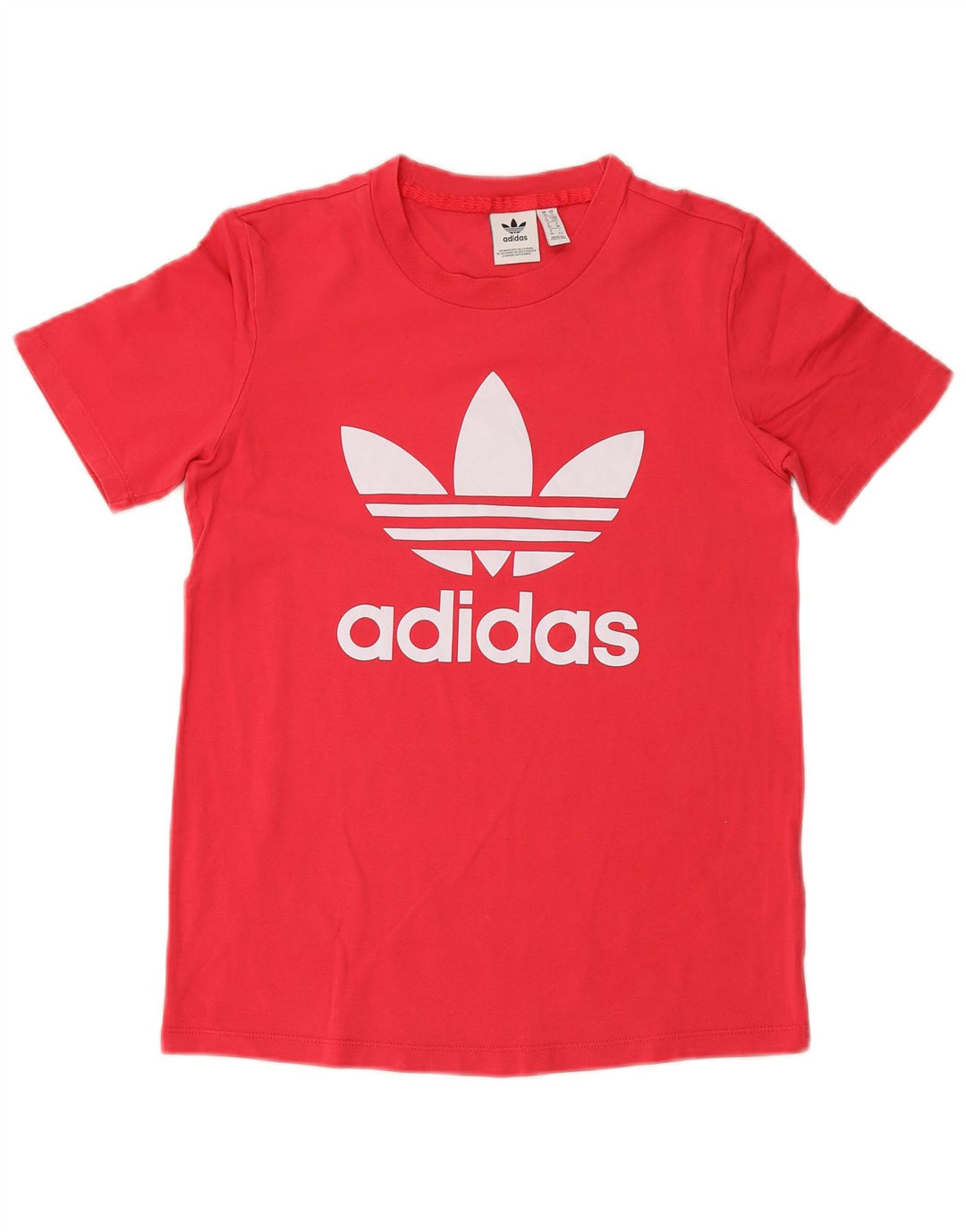 ADIDAS Ženska grafička majica kratkih rukava UK 10 Small Pink Cotton