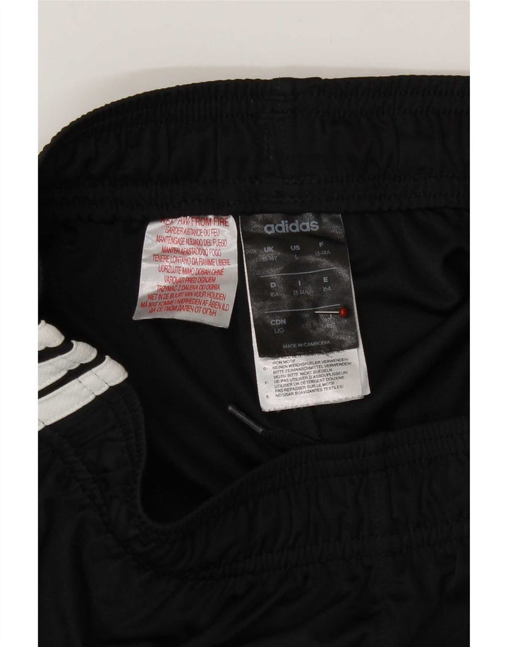 Adidas kratke sportske hlače za dječake 13-14 godina, crni poliester