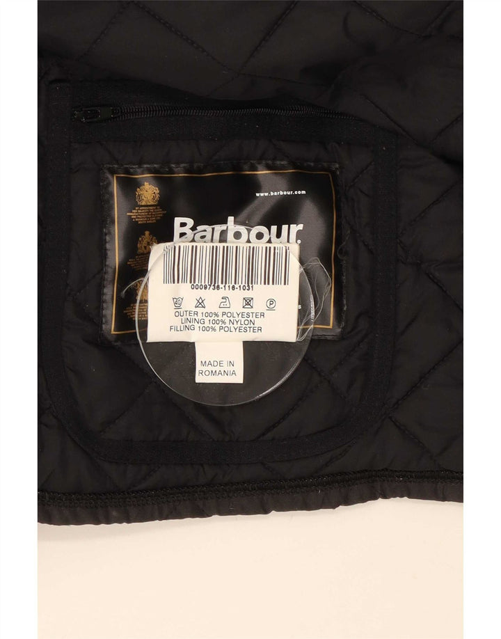 Barbour muška prošivena jakna UK 42 XL crni poliester