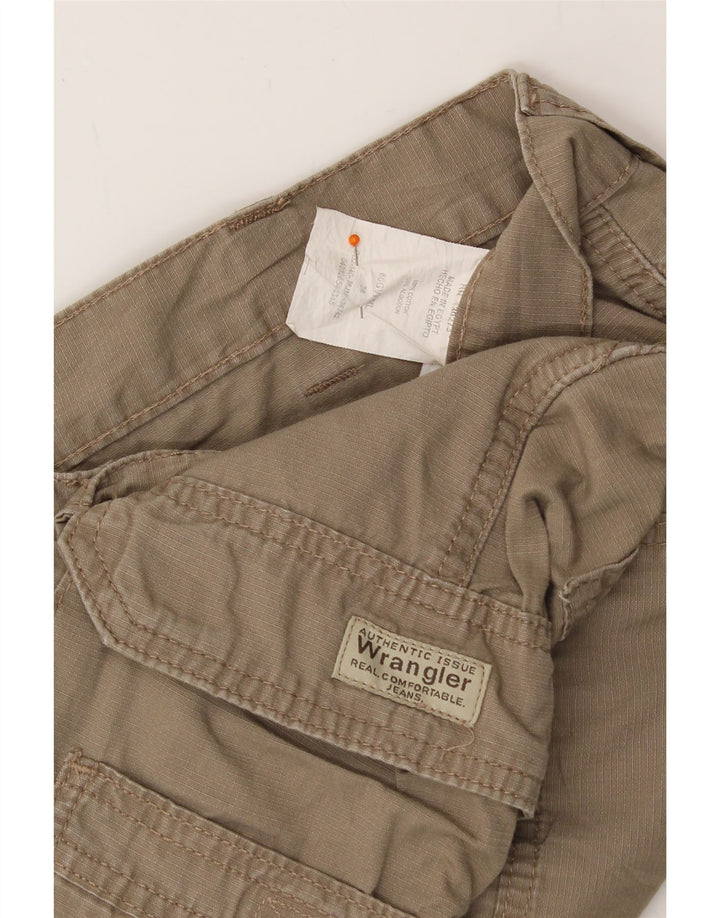 WRANGLER Mens Cargo Shorts W38 XL Beige Cotton Vintage Wrangler and Second-Hand Wrangler from Messina Hembry 