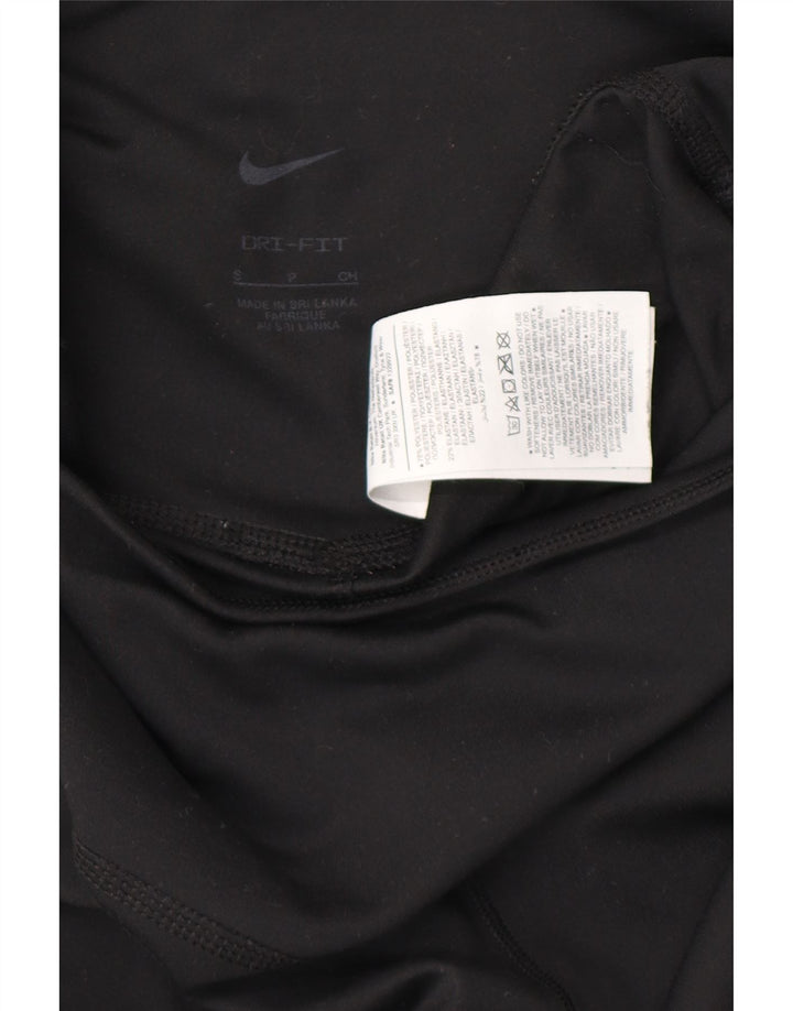 Nike Ženske Dri Fit Leggings UK 10 Male crne poliesterske