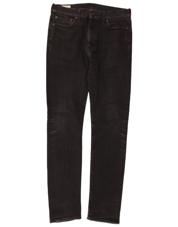 LEVI'S muške 510 uske traperice W33 L34 crni pamuk