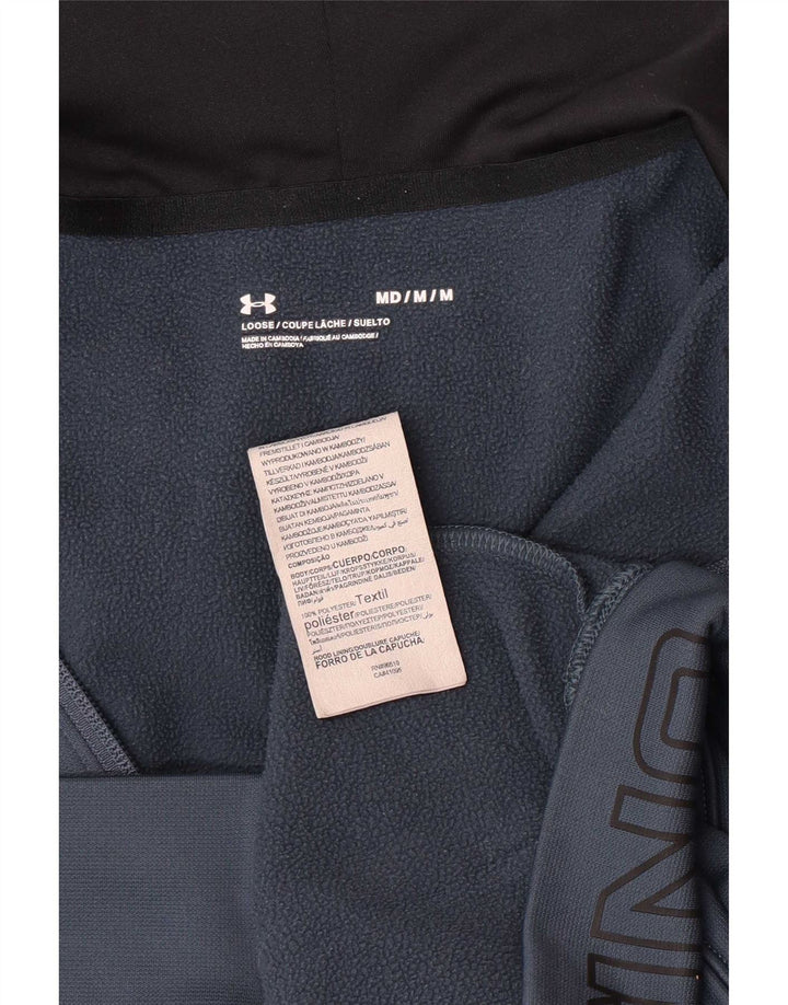 Under Armour muški pulover s kapuljačom s patentnim zatvaračem srednje plave boje
