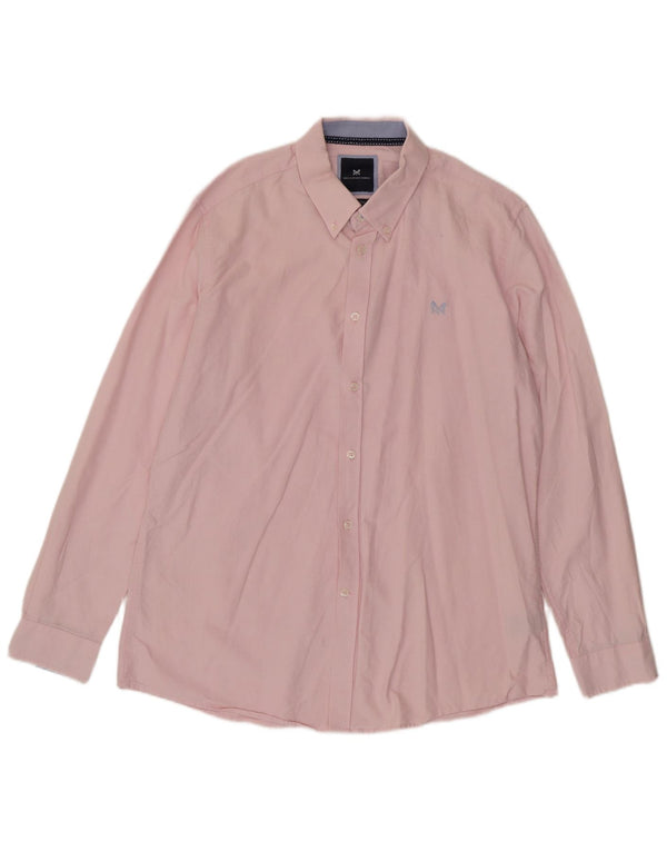 Crew Clothing Muška uska košulja XL, ružičasti pamuk