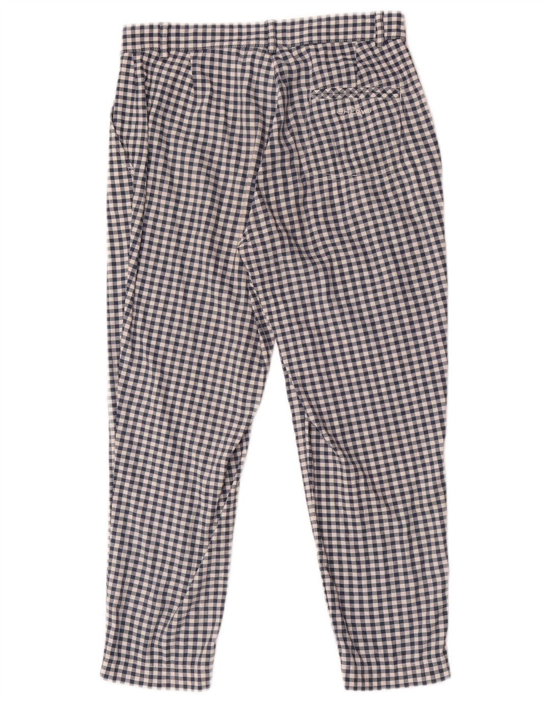 Chervo ženske uske chino hlače IT 42 Srednje W28 L23 Plavi gingham