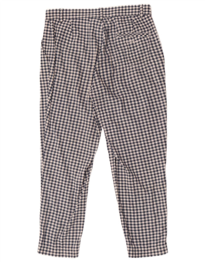 Chervo ženske uske chino hlače IT 42 Srednje W28 L23 Plavi gingham
