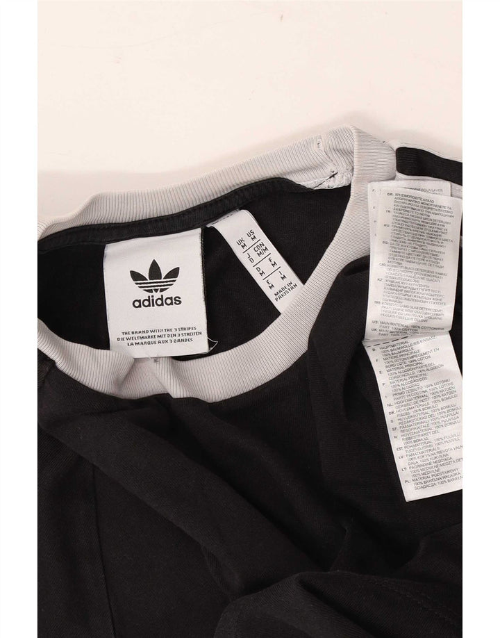 Adidas muška majica kratkih rukava Srednji crni pamuk