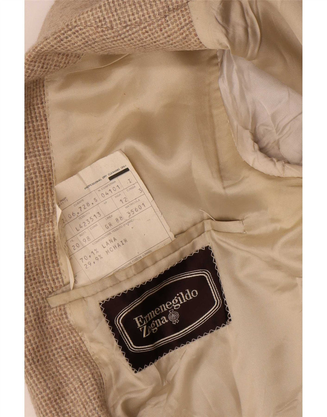 Ermenegildo Zegna muška jakna sako IT 46 Mala smeđa ptičica