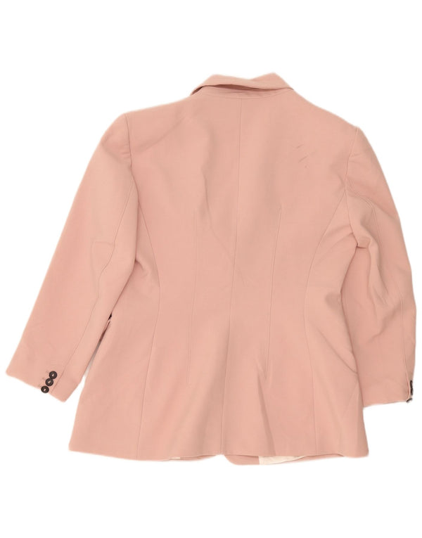 Zara ženski sako sa 2 gumba UK 18 XL ružičasta
