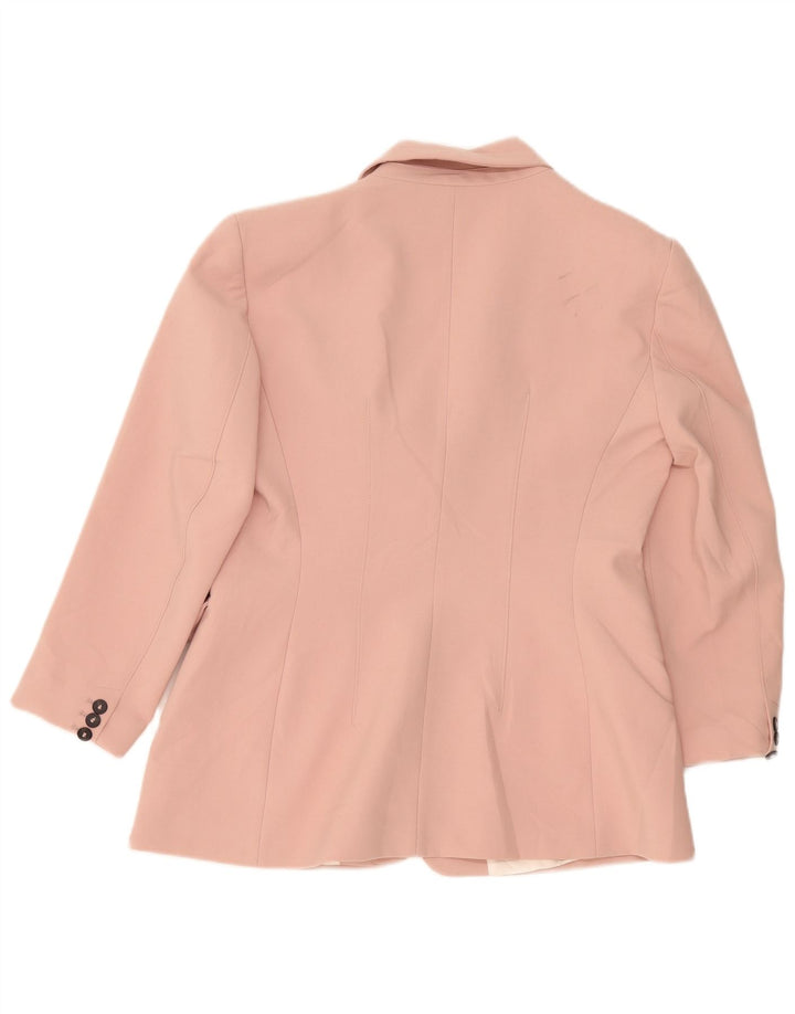 Zara ženski sako sa 2 gumba UK 18 XL ružičasta