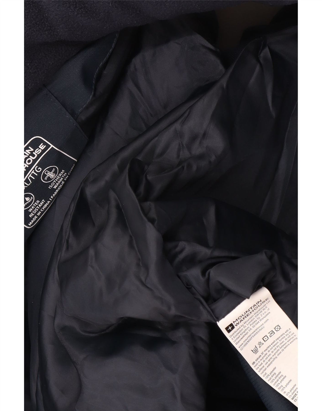 Mountain Warehouse muška podstavljena jakna UK 42 XL tamnoplavi poliester