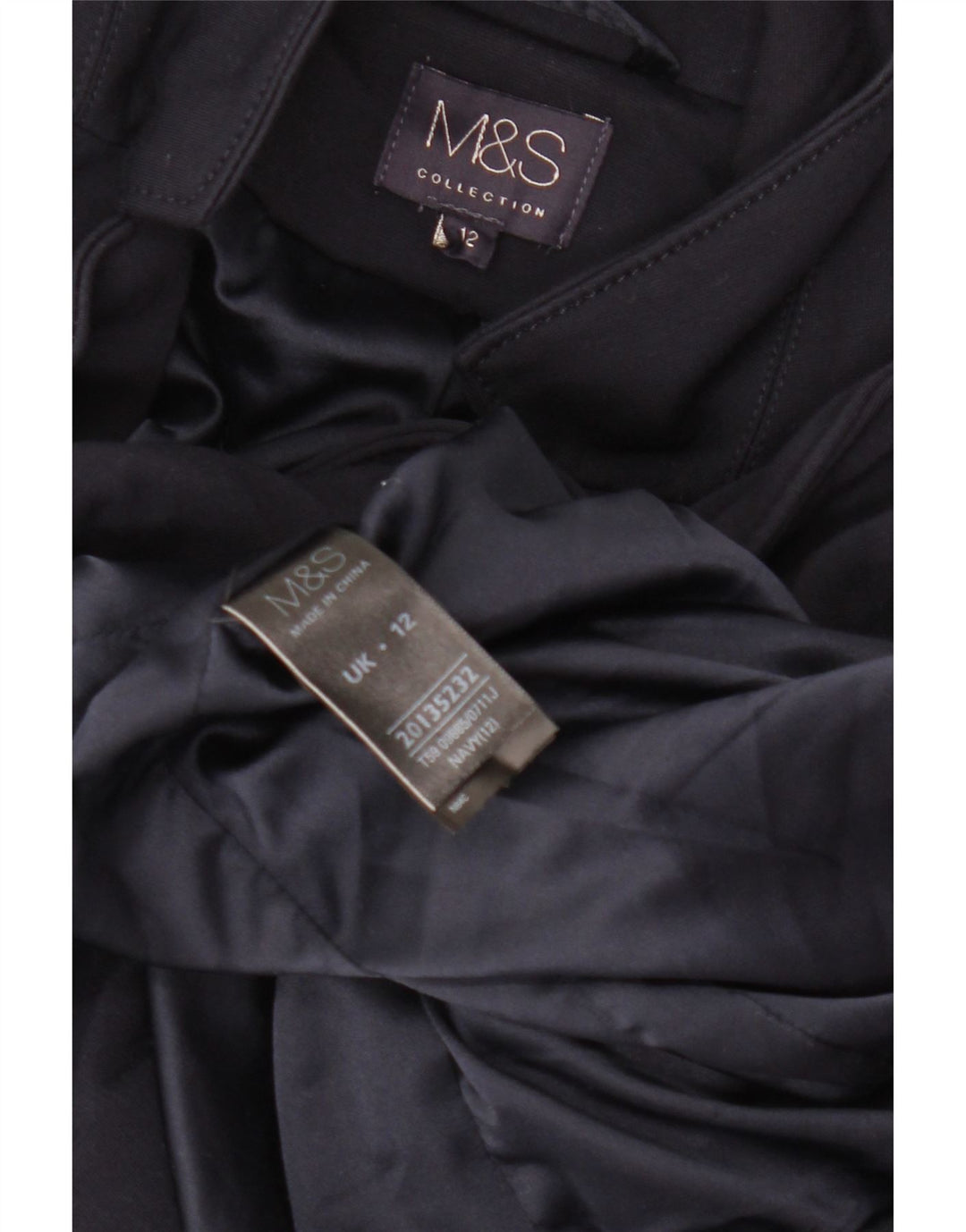 Marks & Spencer ženski sako s jednim gumbom UK 12 Srednje tamnoplava