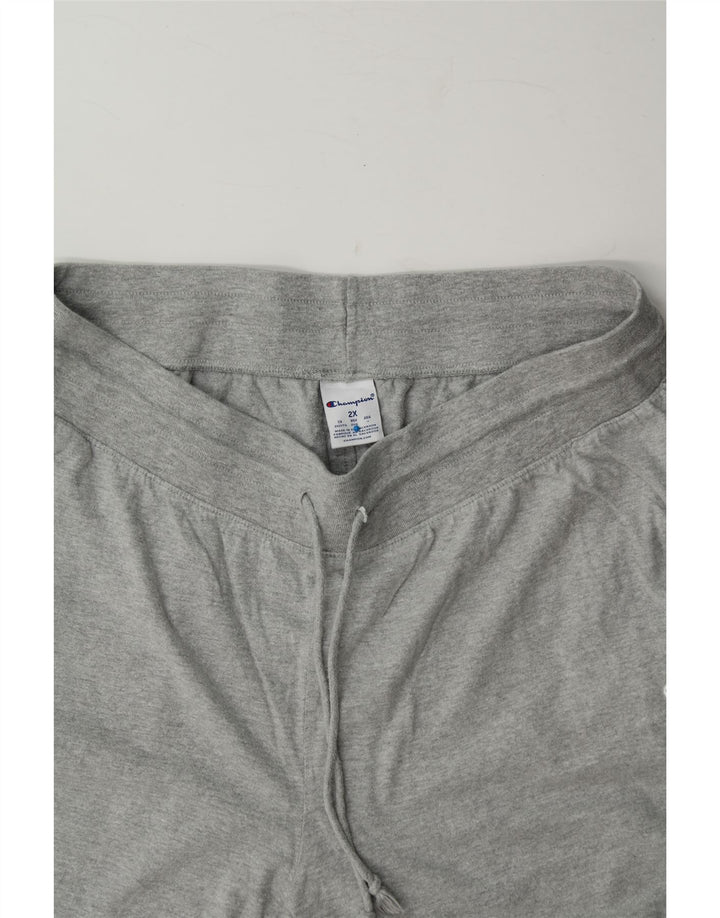 CHAMPION Mens Tracksuit Trousers 2XL  Grey Cotton Vintage Champion and Second-Hand Champion from Messina Hembry 
