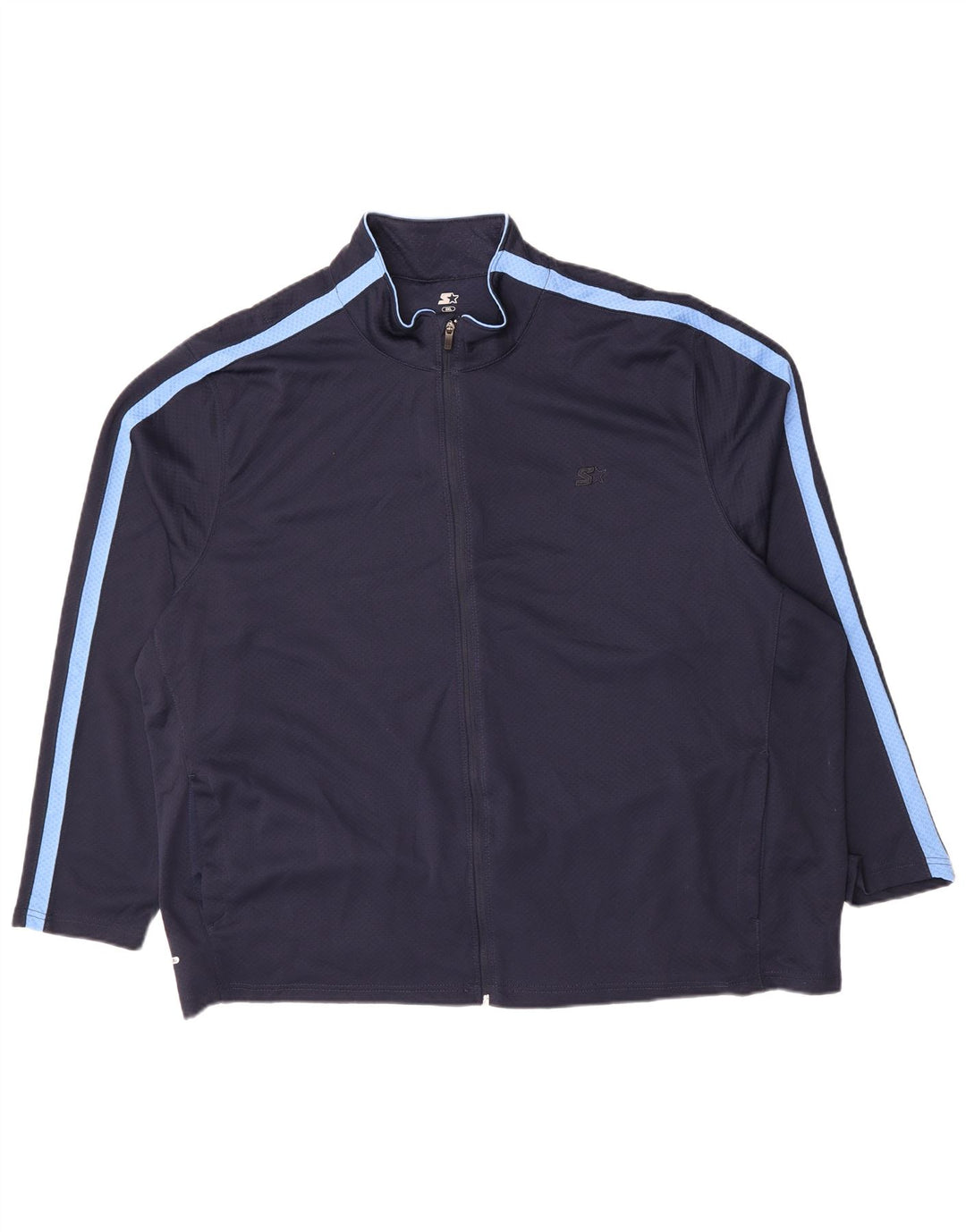 STARTER Mens Tracksuit Top Jacket 3XL Navy Blue Polyester