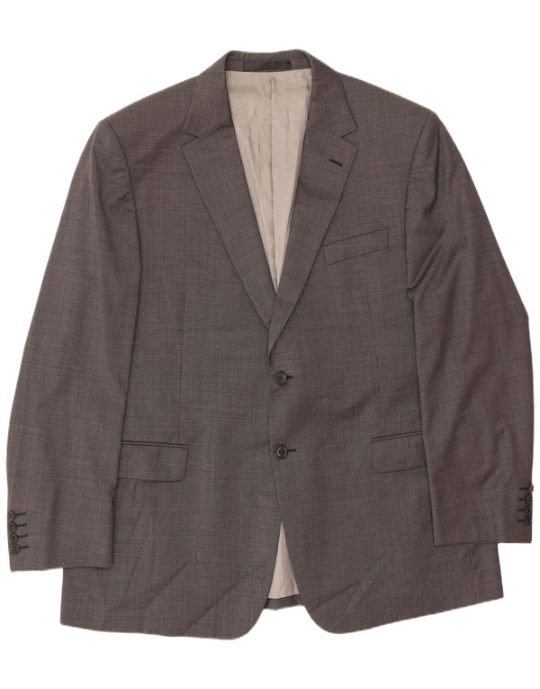 Marks & Spencer muška jakna s 2 gumba UK 44 XL siva vuna