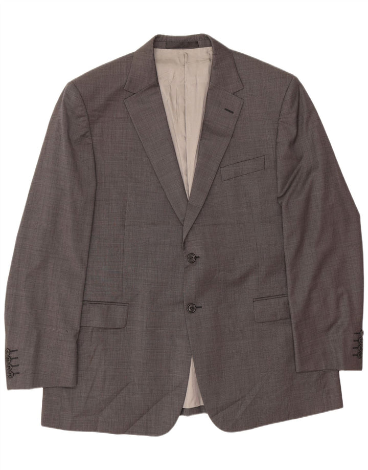 Marks & Spencer muška jakna s 2 gumba UK 44 XL siva vuna