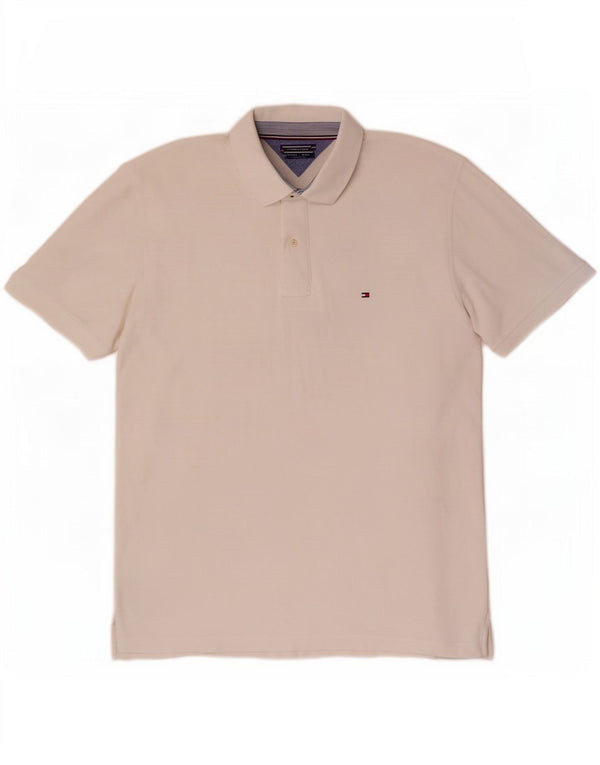 Tommy Hilfiger muška polo majica standardnog kroja 2XL bijeli pamuk
