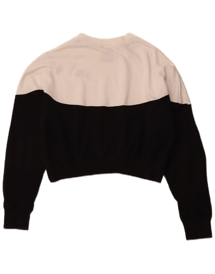 NIKE Ženska kratkotrajna majica UK 14 Pamuk srednje crne boje