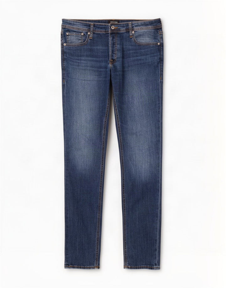 Jack & Jones Muške uske traperice W34 L36 Plavi pamuk