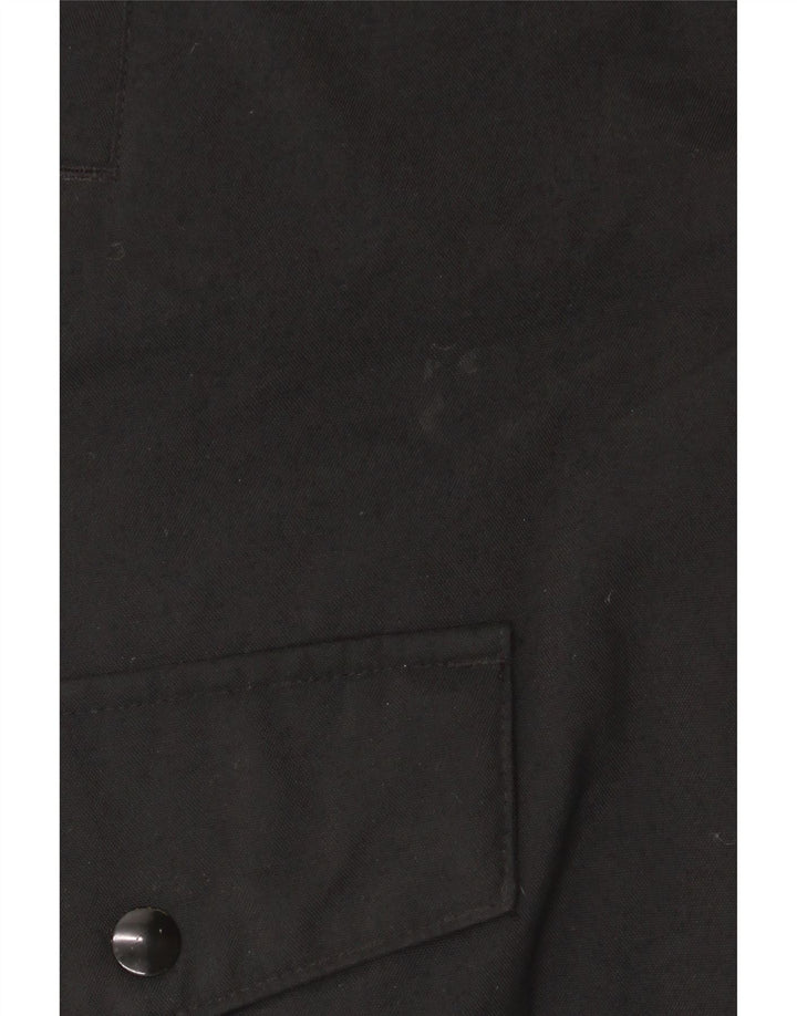 Adidas muška parka jakna s kapuljačom UK 36 Mala crna najlonska