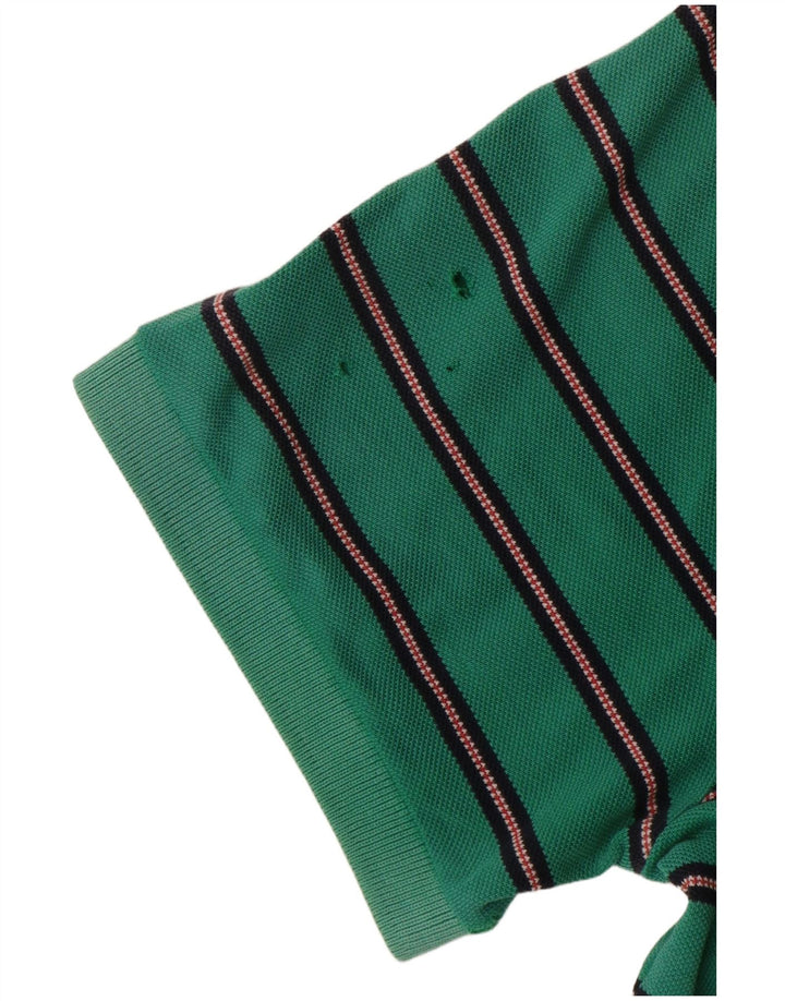 Fred Perry muška polo majica srednje zelene pruge, pamuk