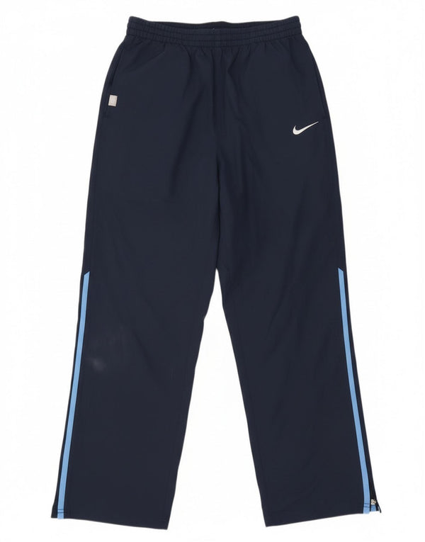 Nike Boys Tracksuit Trousers 13-14 Years XL Navy Blue Polyester
