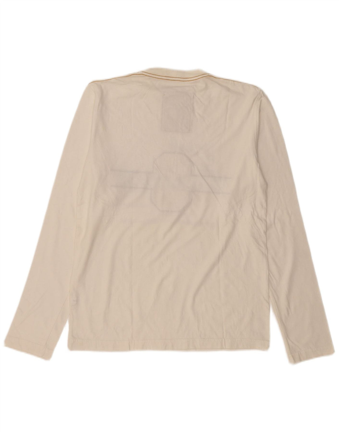 THINK PINK Muška majica dugih rukava s grafikama XL od bijelog pamuka