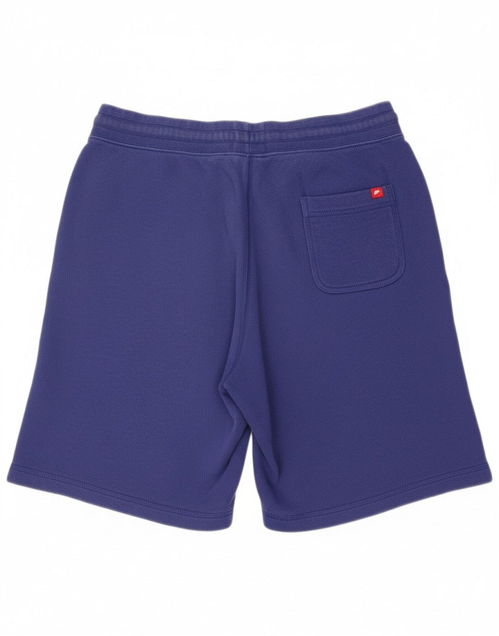 NIKE Mens Sport Shorts Medium  Blue Cotton