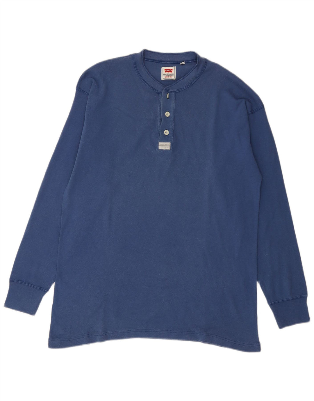 Levi's muška majica dugih rukava XL plavi pamuk