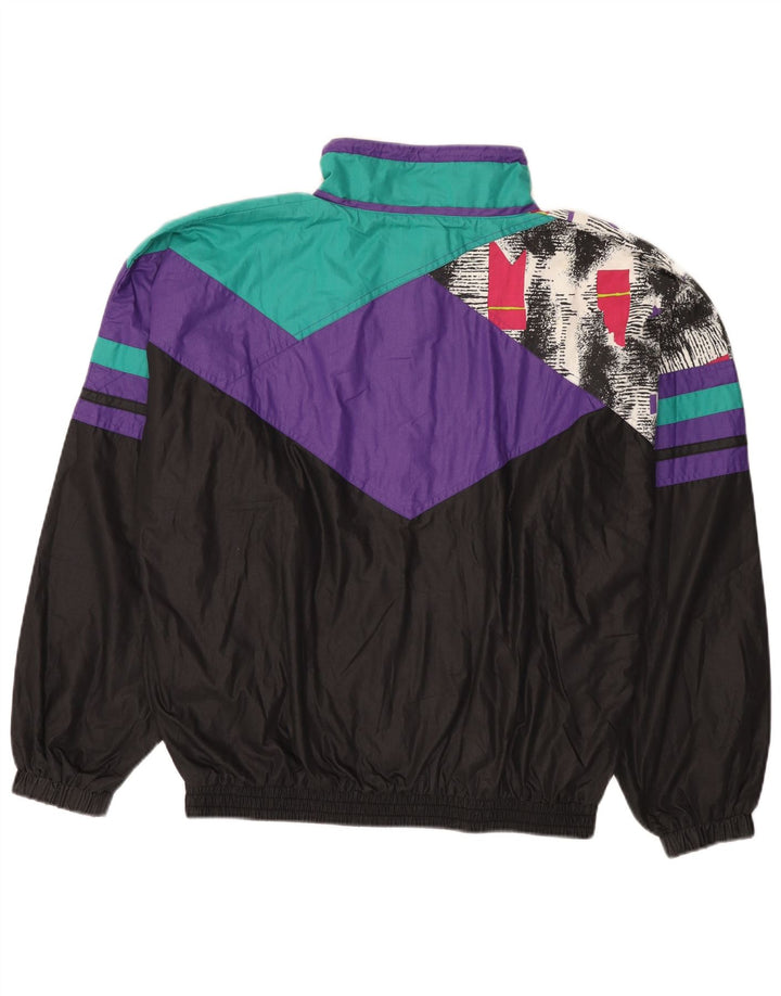 VINTAGE Muška pulover trenirka Gornja jakna srednje crne boje