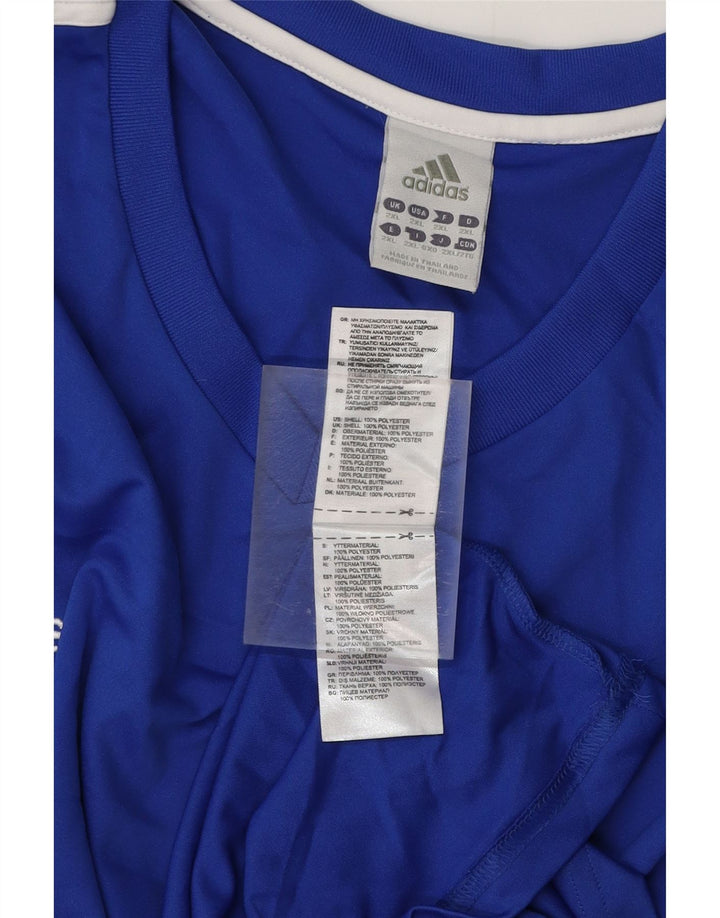 ADIDAS muška majica Climalite Top 2XL plavi poliester