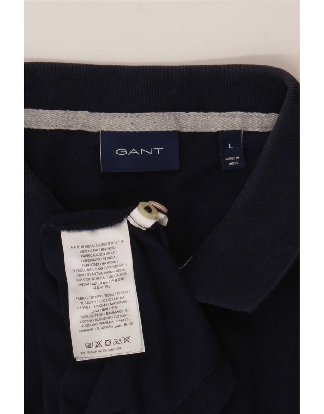 Gant muška polo majica velika tamnoplava pamuk