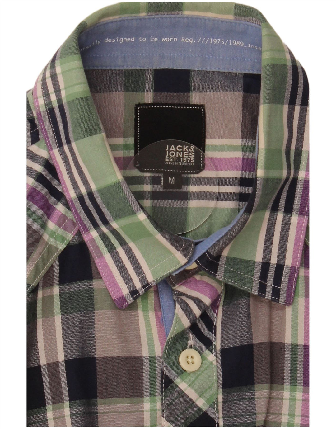 JACK & JONES muška košulja kratkih rukava srednje šarene kare
