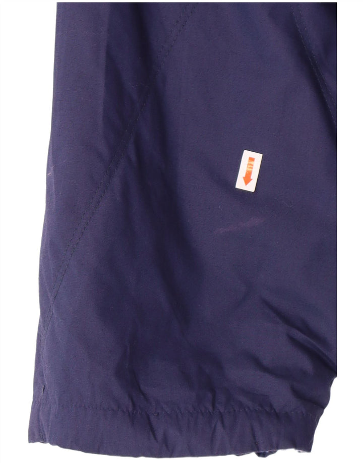 DIADORA Womens Reversible Windbreaker Jacket UK 14 Medium Navy Blue