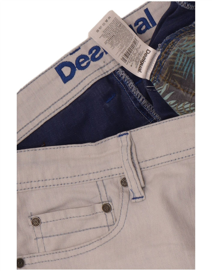Desigual muške uske traperice W36 L33 plavi pamuk