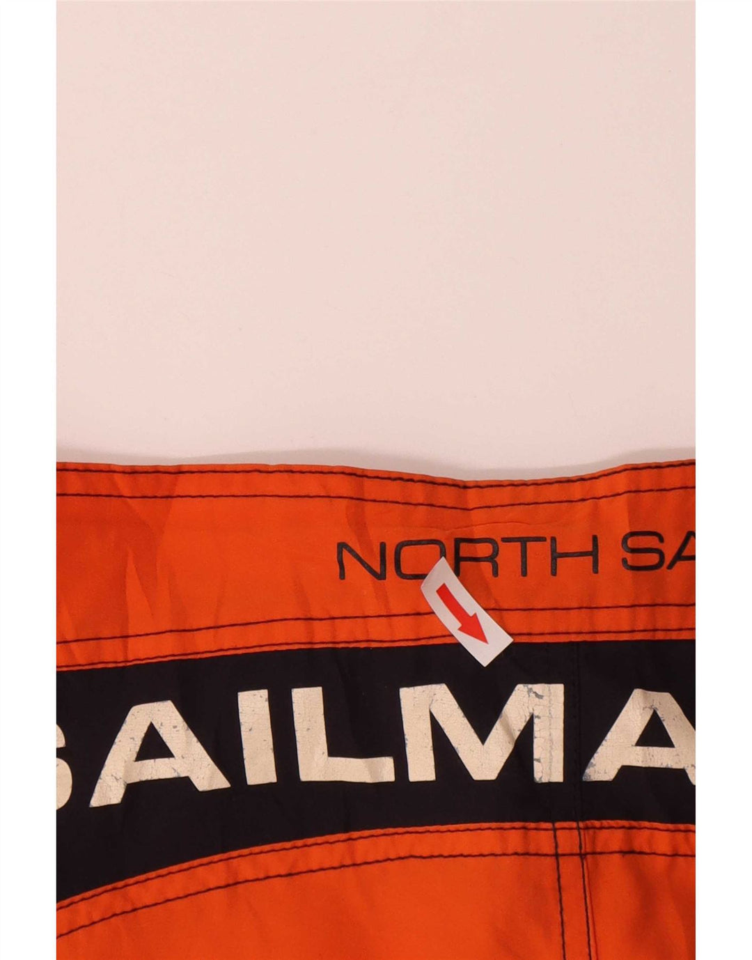 North Sails Muške kratke hlače za kupanje s grafičkim motivima srednje narančaste boje
