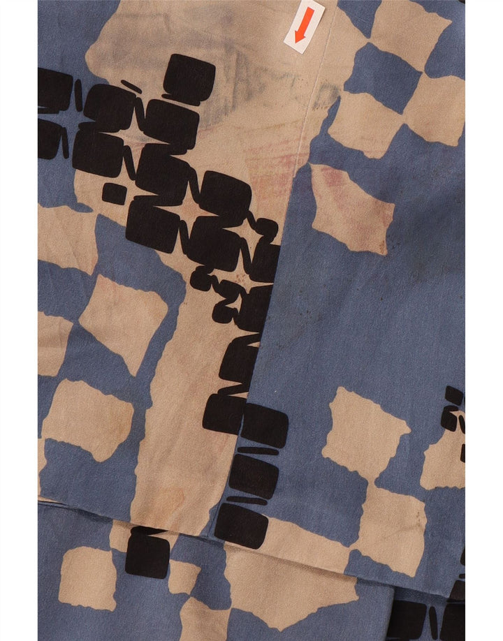 LES COPAINS Ženska dvodijelna suknja IT 42 srednje W28 plava geometrijska svila