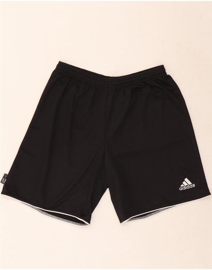 Adidas muške sportske kratke hlače Climalite, veliki crni poliester