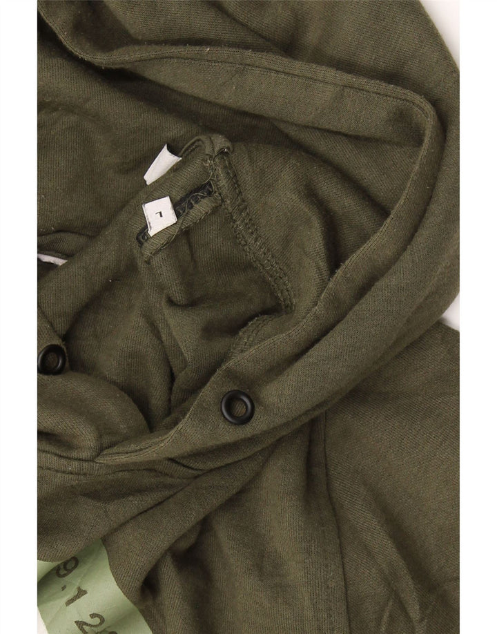 JACK & JONES Mens Graphic Hoodie Jumper Large Khaki Polyester Vintage Jack & Jones and Second-Hand Jack & Jones from Messina Hembry 