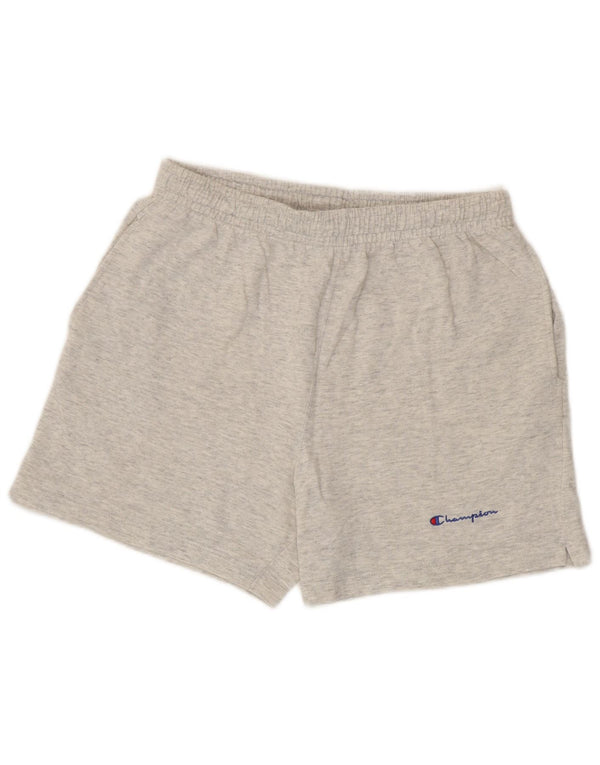 CHAMPION Boys Sport Shorts 15-16 Years 2XL Grey Cotton