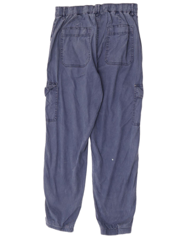Marks & Spencer Ženske Joggers Cargo Hlače UK 10 Male W26 L28 Mornarsko Plave