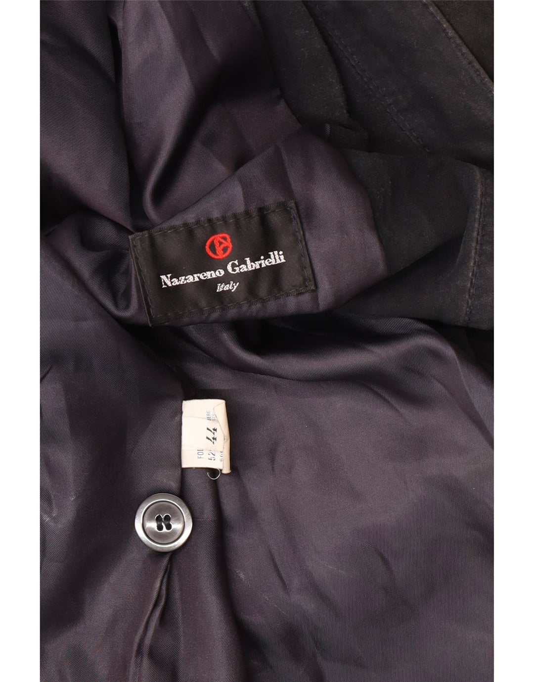 Nazareno Gabrielli ženska jakna od brušene kože IT 44 srednje tamnoplava