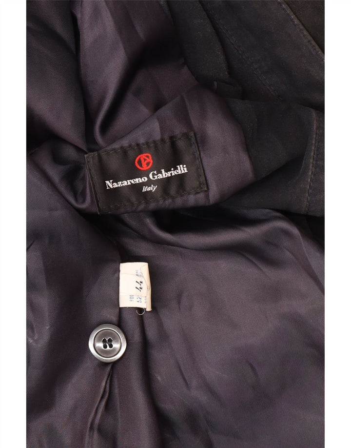 Nazareno Gabrielli ženska jakna od brušene kože IT 44 srednje tamnoplava