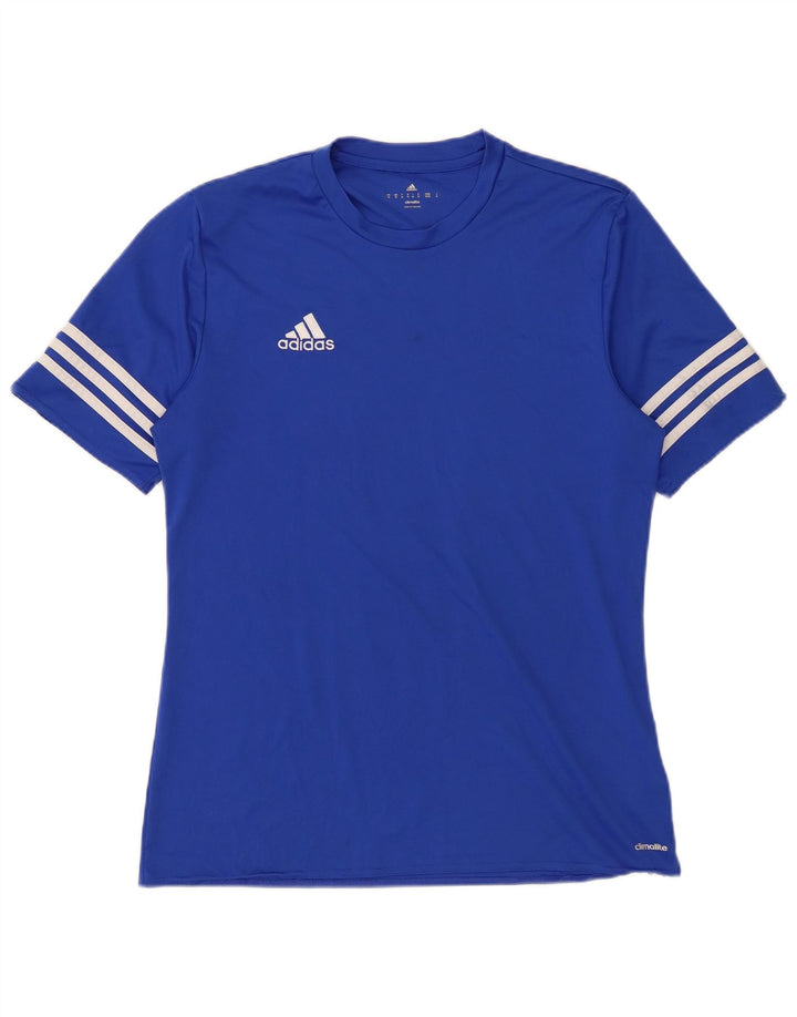 Adidas muška Climalite majica kratkih rukava Srednje plavi poliester